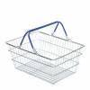 Wire Shopping Basket - 23L - Blue - 1